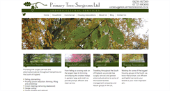 Desktop Screenshot of primarytreesurgeons.co.uk